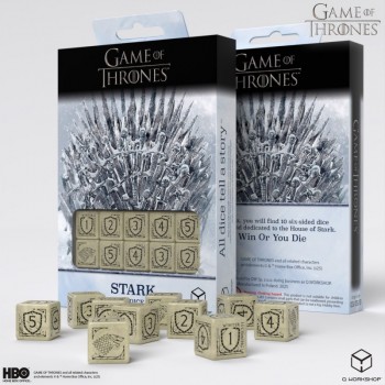 Game of Thrones. Stark kauliukų rinkinys 10xD6 Q-WORKSHOP